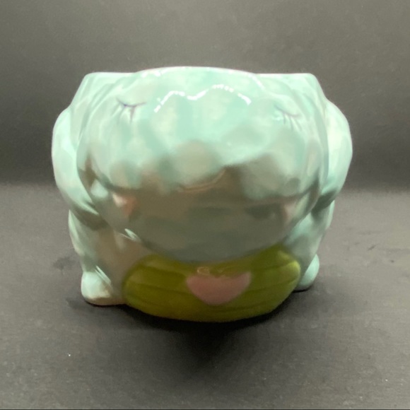 Tea-Rex Dinosaur 🦖 Tea Mug - Light Blue & Green - Picture 3 of 6